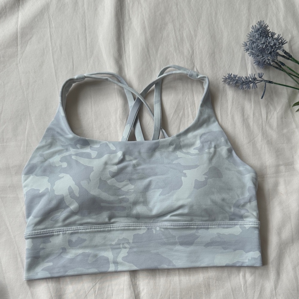 Lululemon Energy Camouflage Sports Bra, longline
